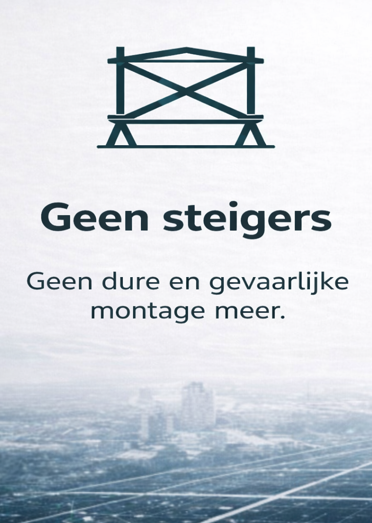 Drone reiniging zonder steigers nodig